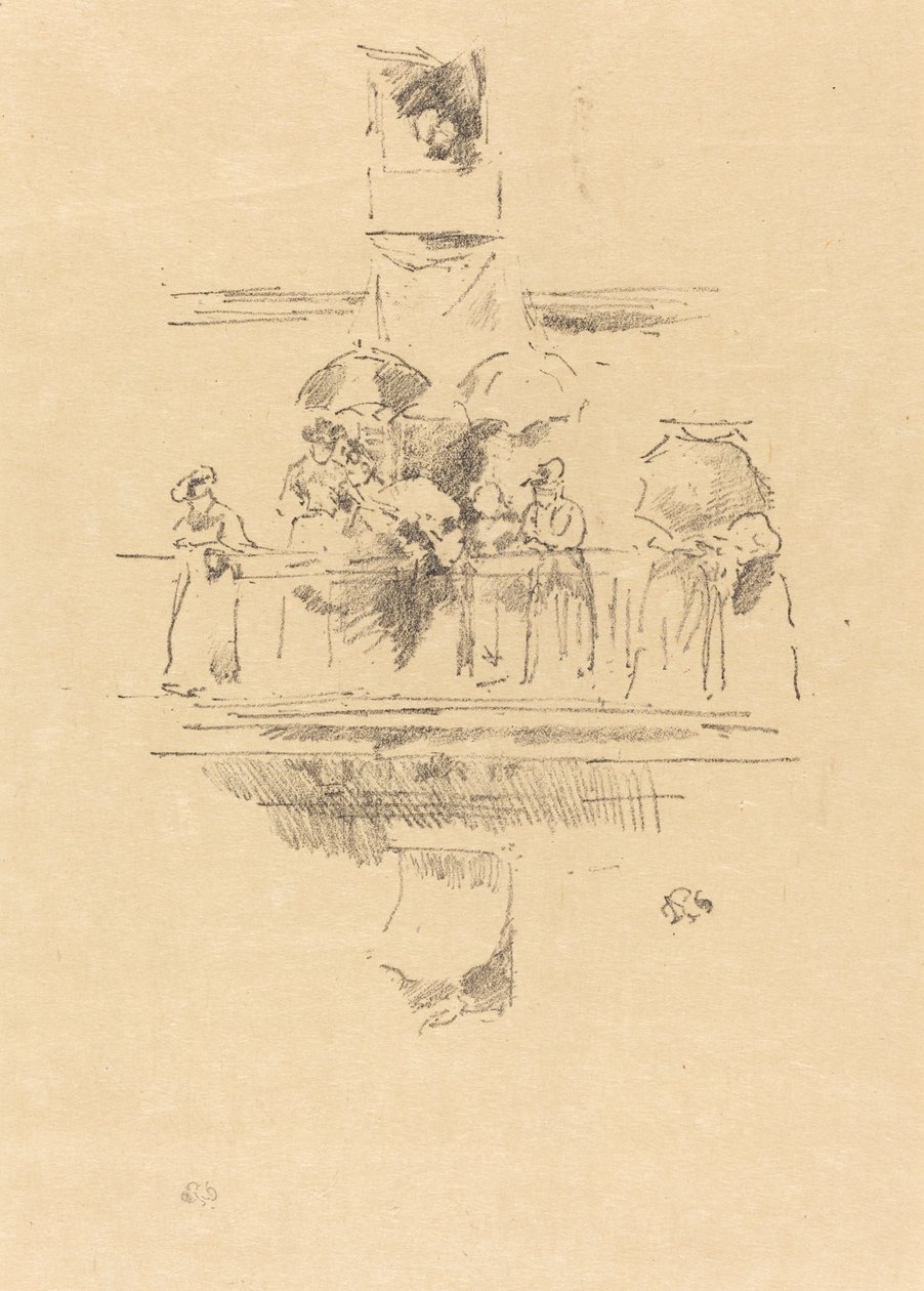 Le petit balcon - James Abbott McNeill Whistler