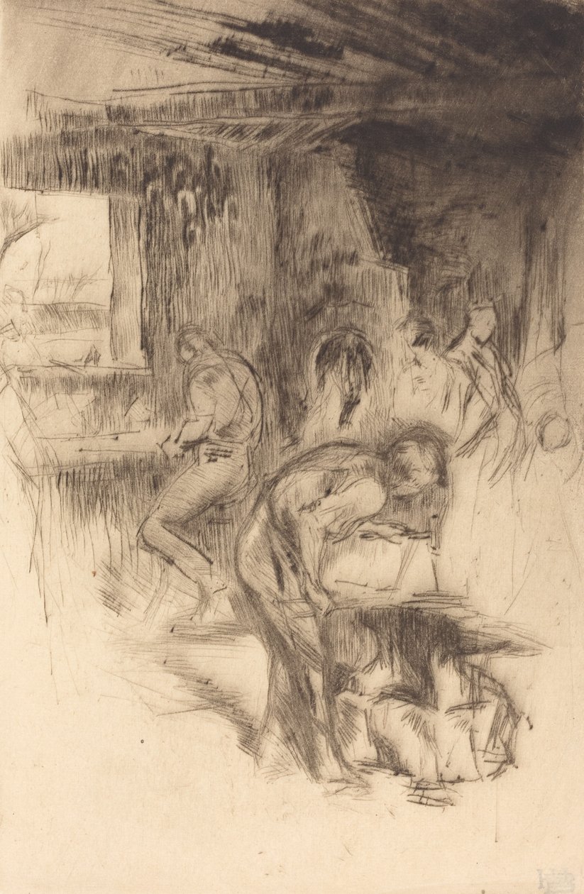 La Petite Forge - James Abbott McNeill Whistler