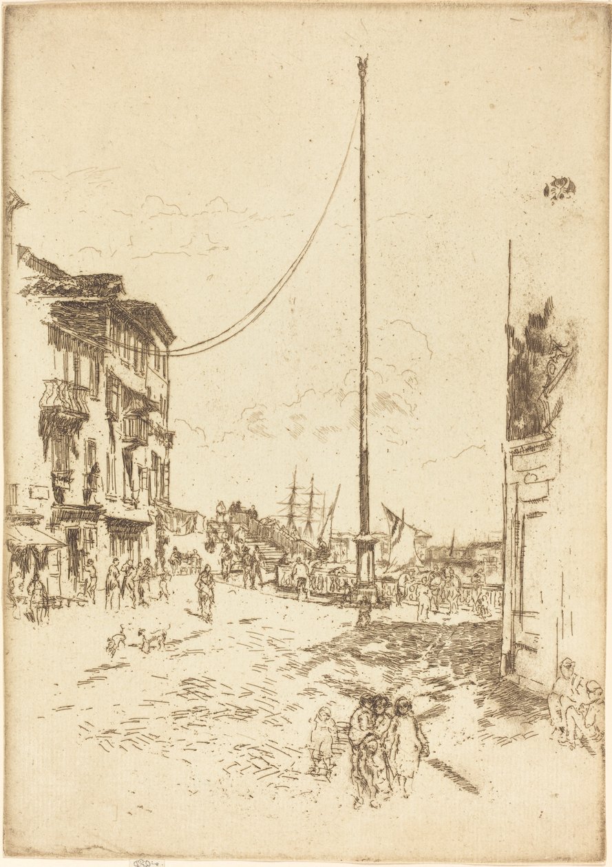 Le Petit Mât, 1880 - James Abbott McNeill Whistler