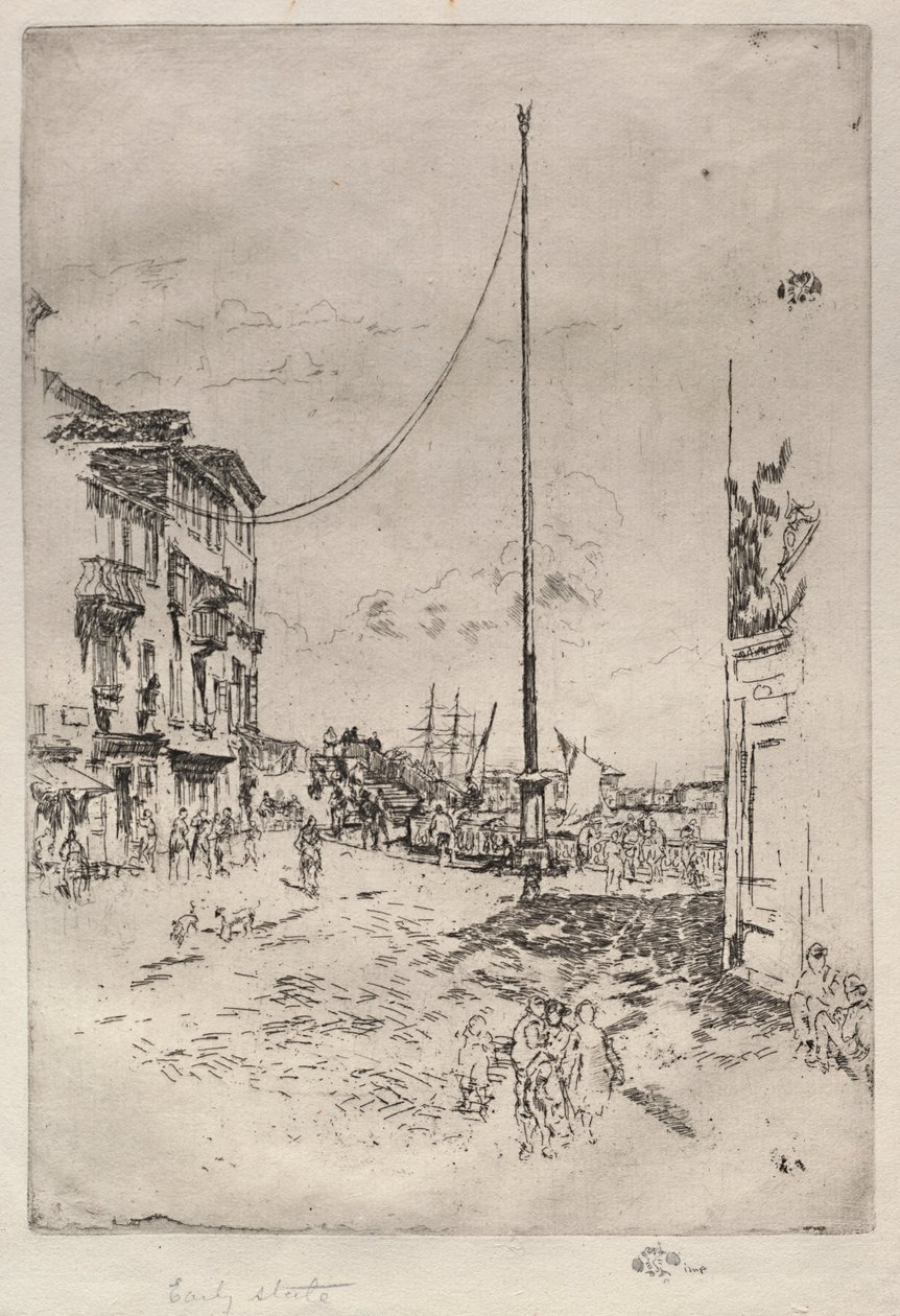 Le Petit Mât, 1880 - James Abbott McNeill Whistler