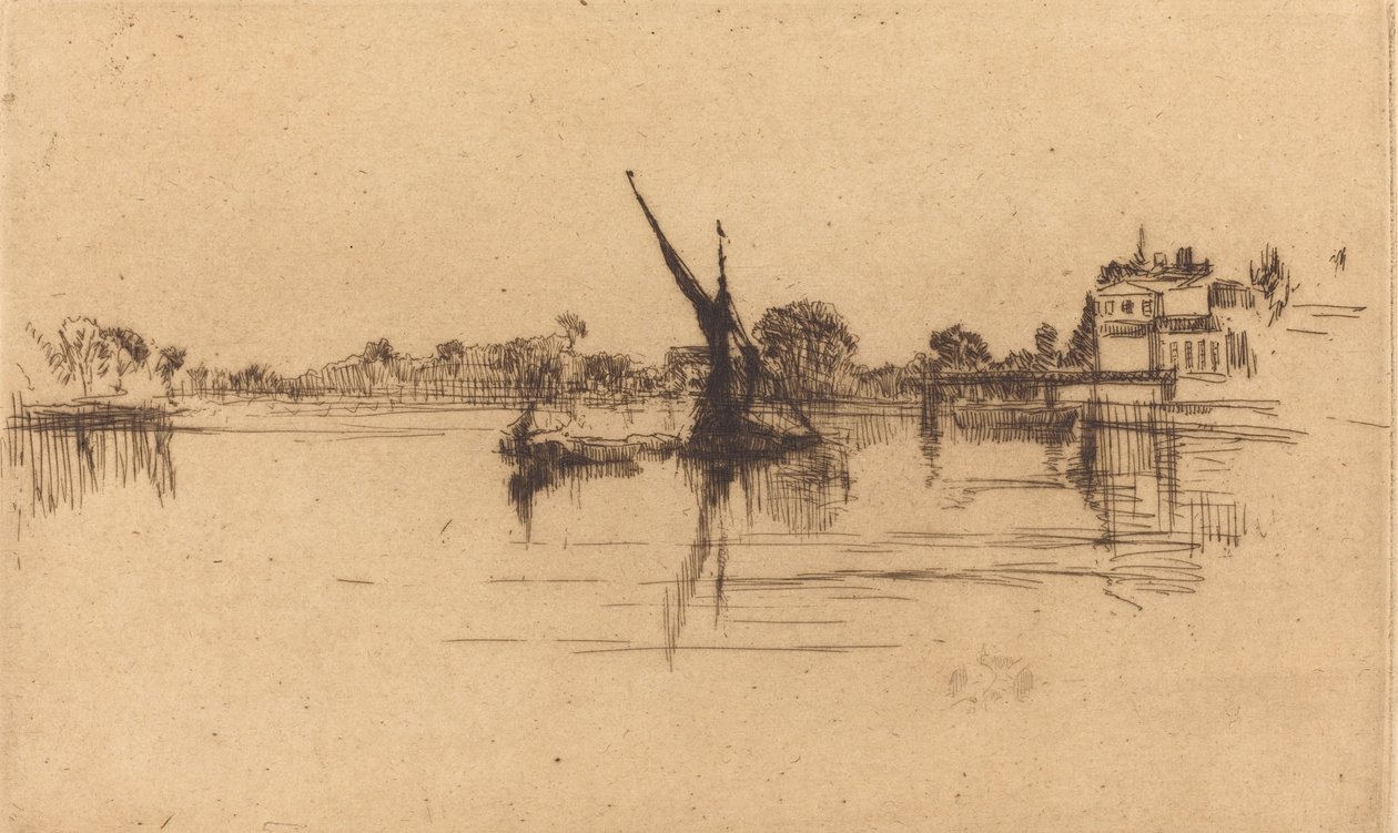Le Petit Putney, No.II - James Abbott McNeill Whistler
