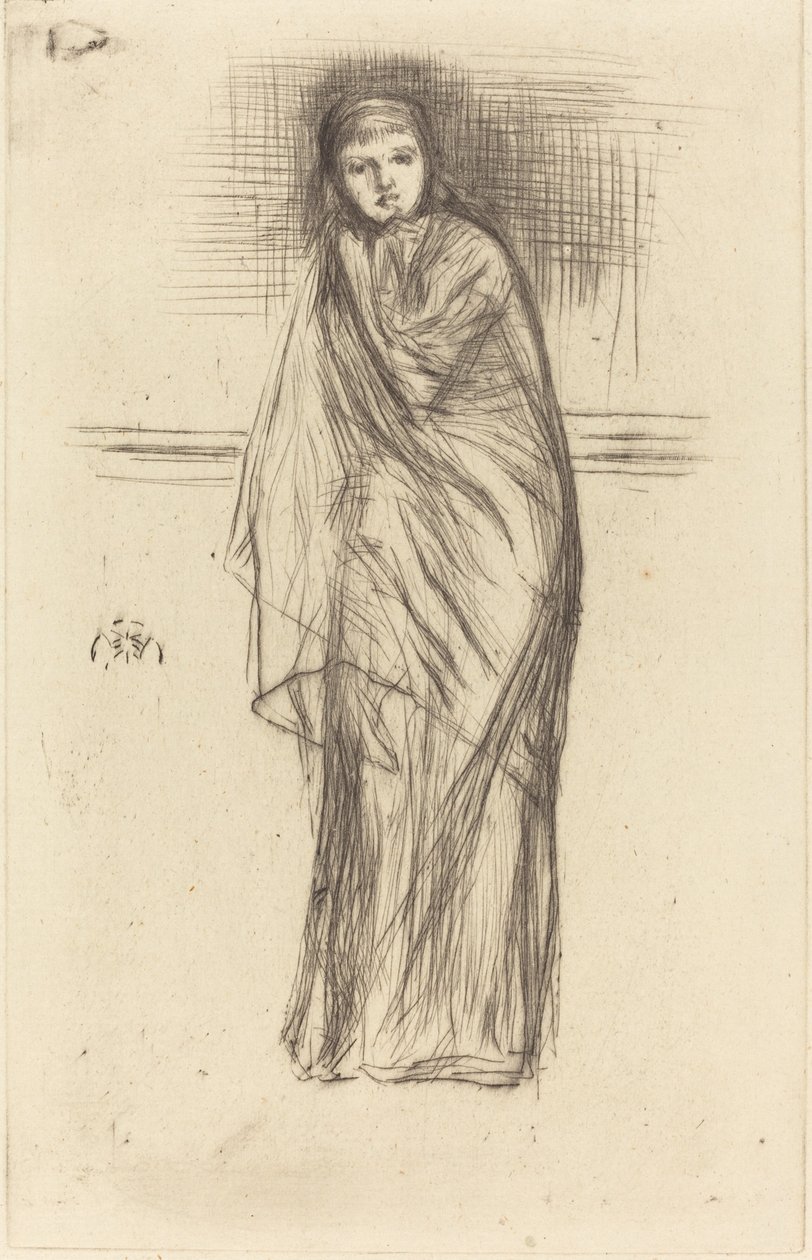 Le Modèle au Repos - James Abbott McNeill Whistler
