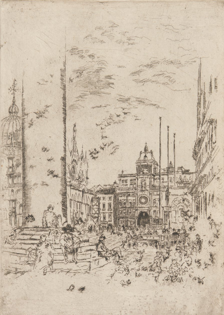 La Piazzetta, 1879-1880 - James Abbott McNeill Whistler