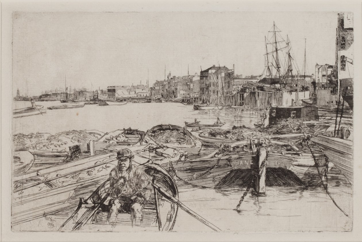 La Piscine - James Abbott McNeill Whistler