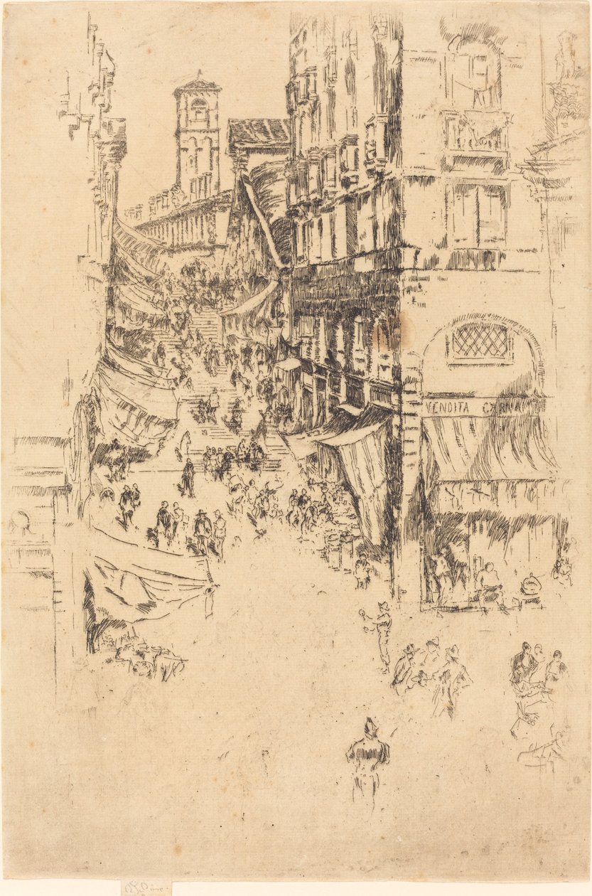 Le Rialto, 1880 - James Abbott McNeill Whistler