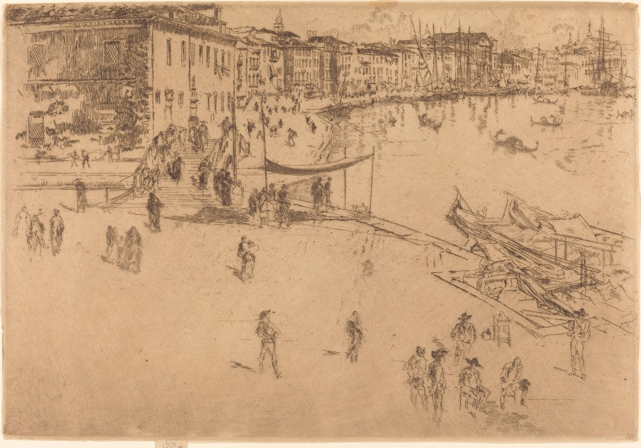 La Riva, n° II, 1880 - James Abbott McNeill Whistler