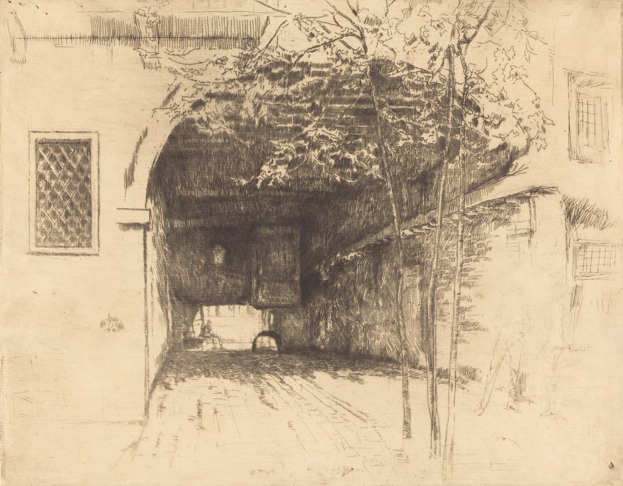 Le Traghetto, No.I - James Abbott McNeill Whistler