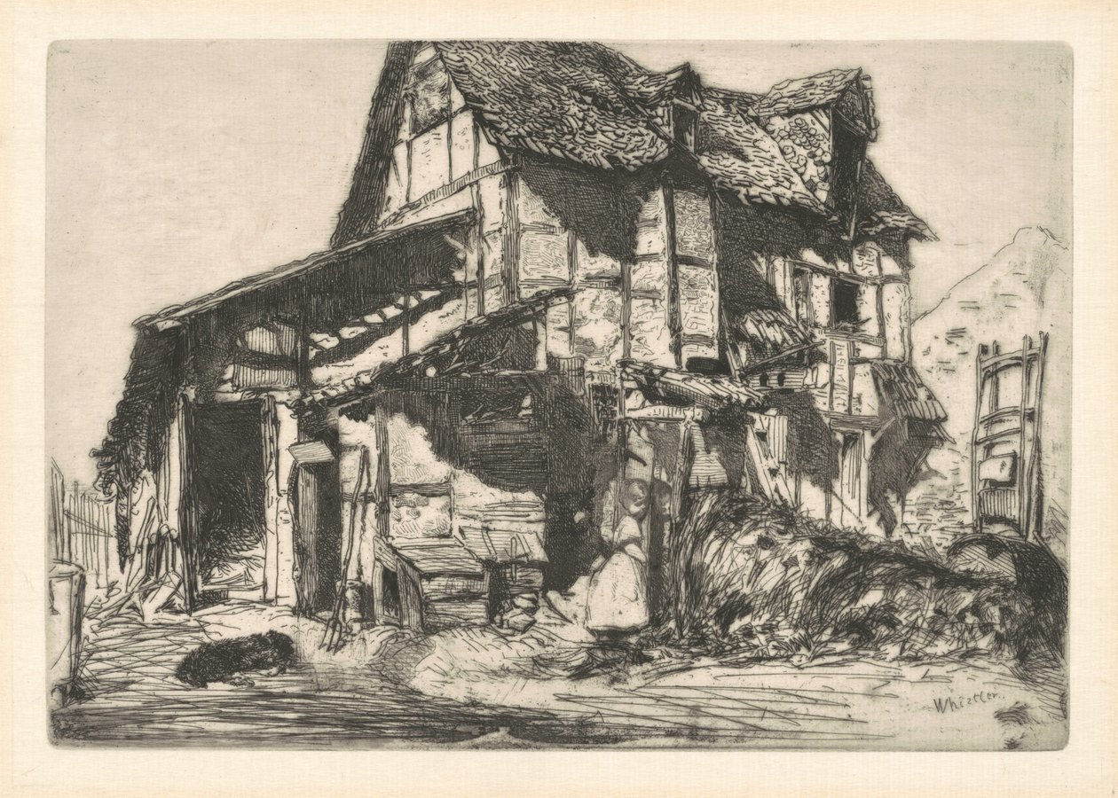 Le Logement dangereux, 1858 - James Abbott McNeill Whistler