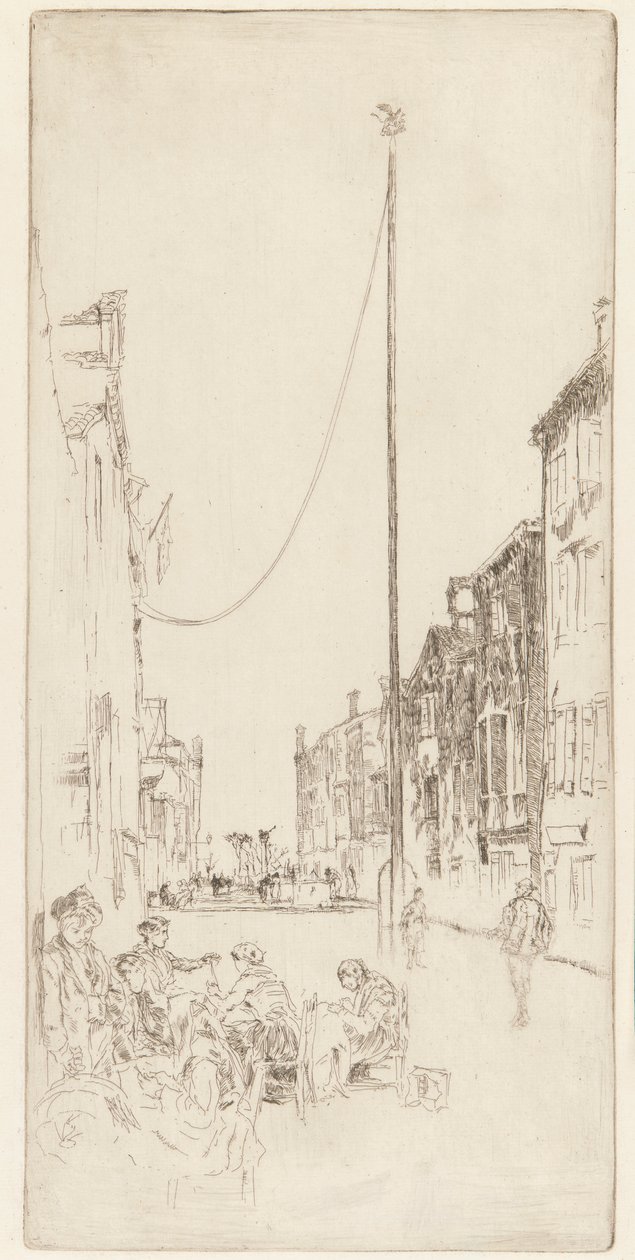 Le Mât Vénitien - James Abbott McNeill Whistler