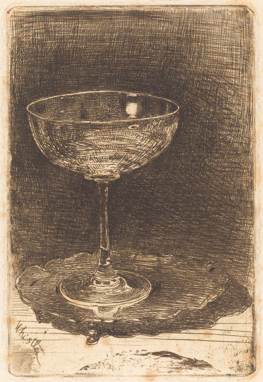 Le Verre à vin, 1858 - James Abbott McNeill Whistler
