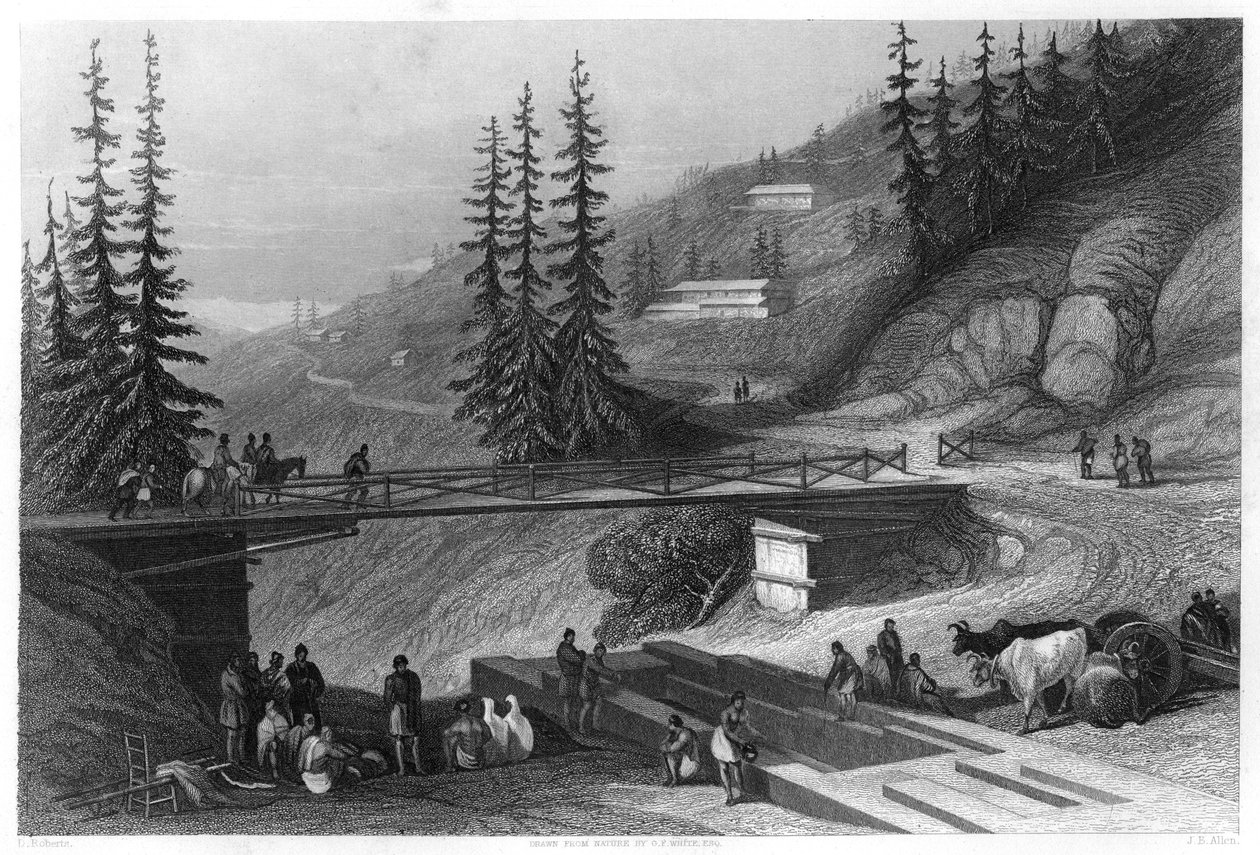 Simla, Inde, vers 1860 - James B. Allen