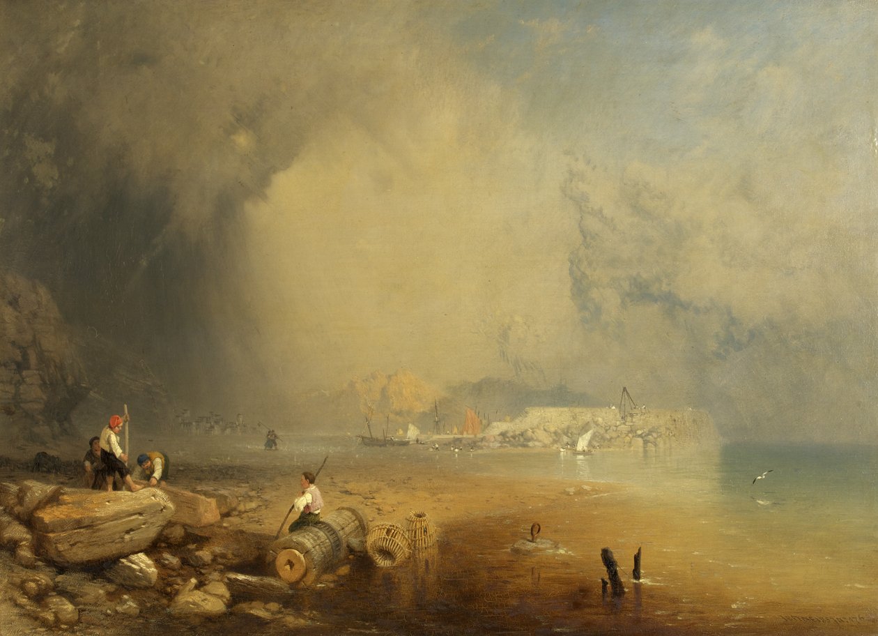 Scène côtière méditerranéenne - James Baker Pyne