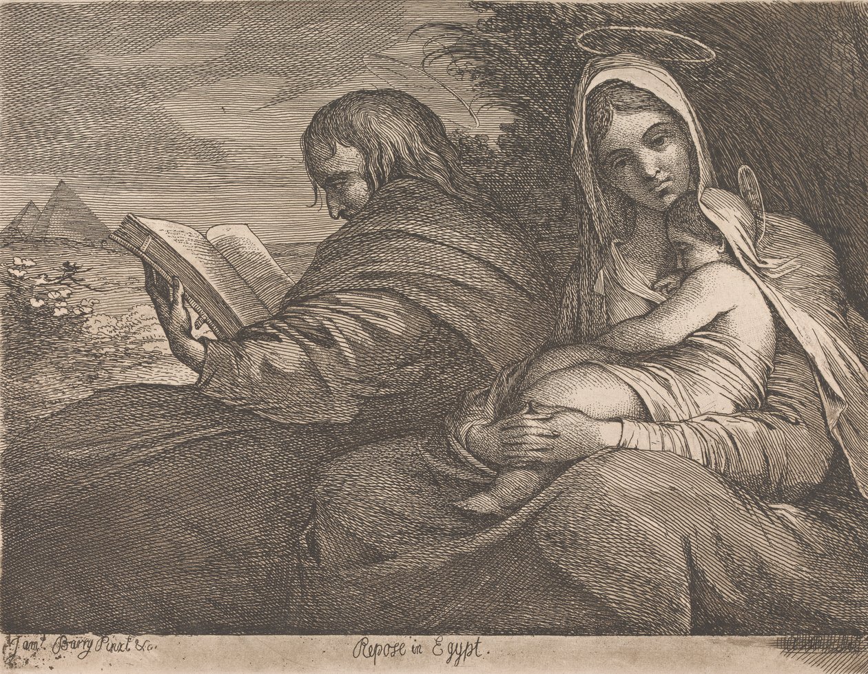 Repos en Égypte - James Barry