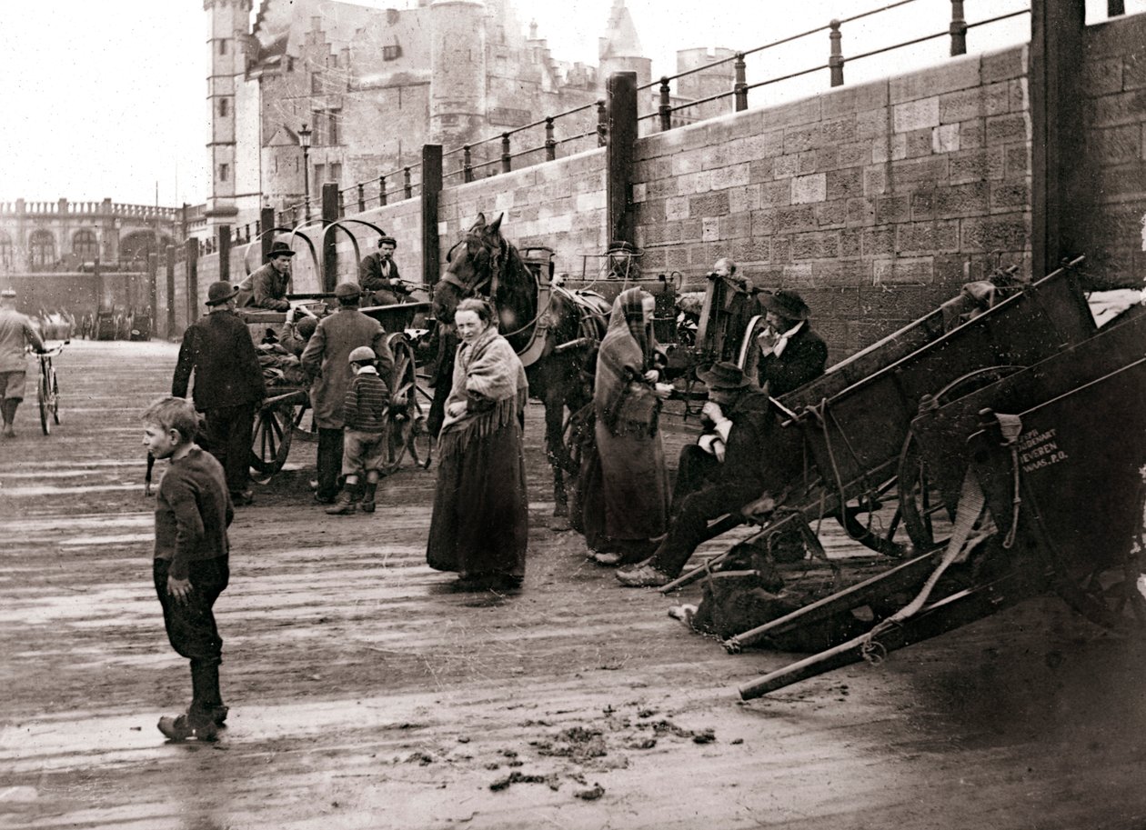 Scène de rue, Anvers, 1898 - James Batkin