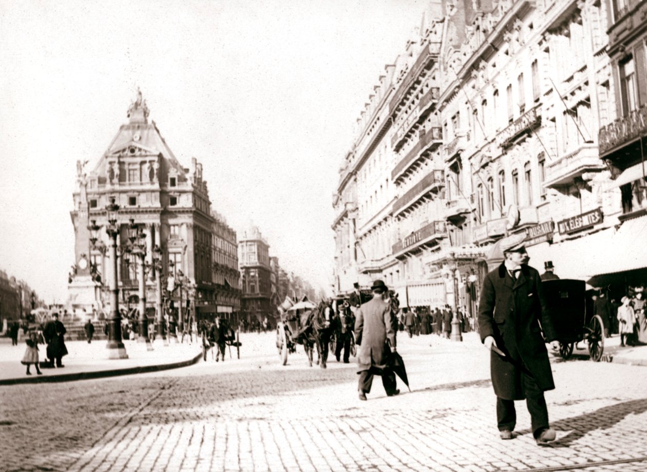 Scène de rue, Bruxelles, 1898 - James Batkin