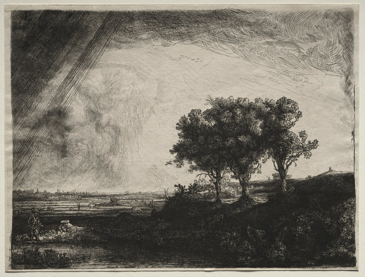 Les Trois Arbres, vers 1770-1844 - James Bretherton