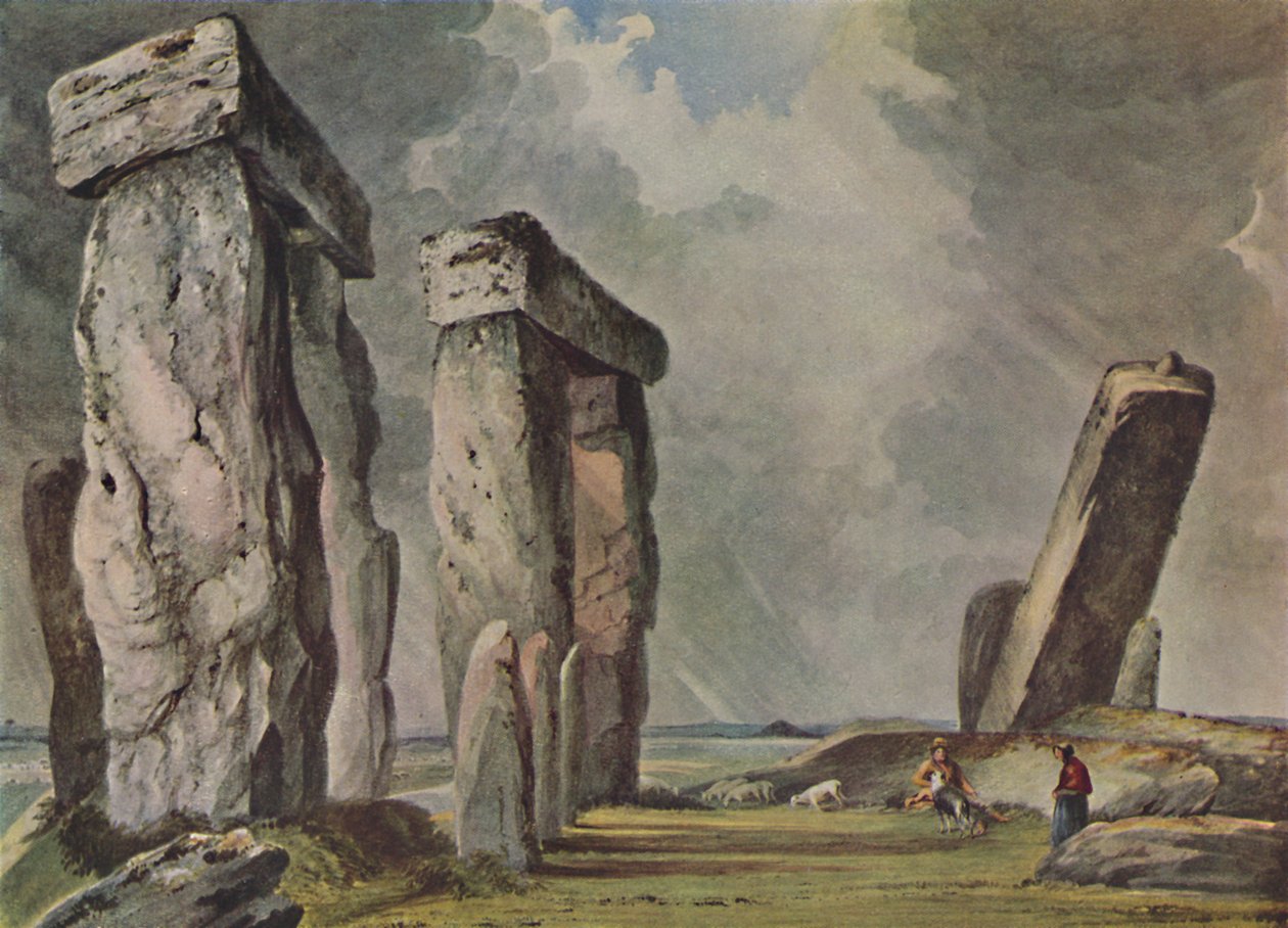 Stonehenge, Wiltshire, vers 1830, 1946 - James Bridges