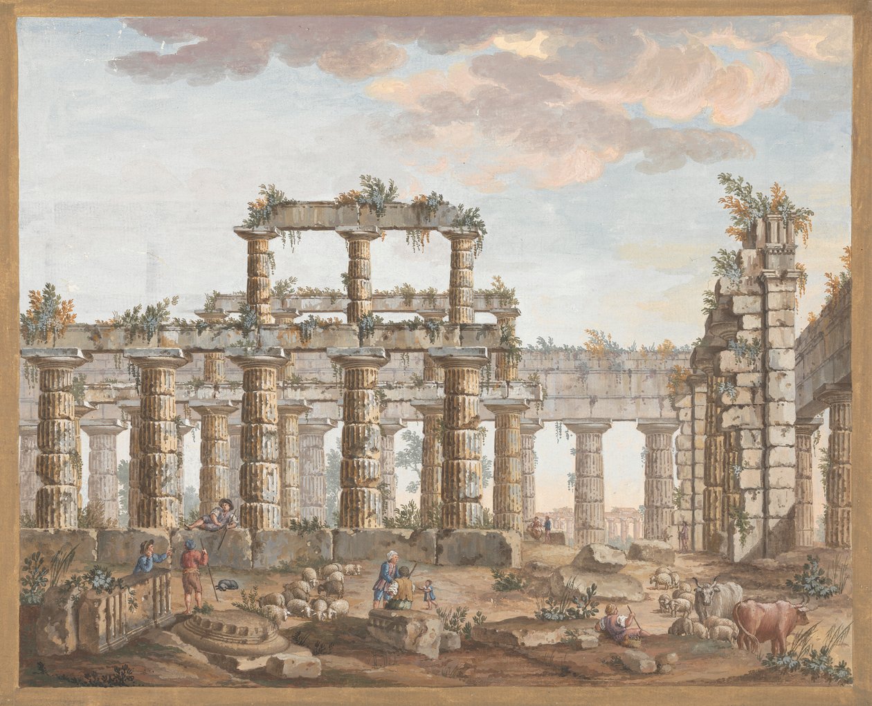 Ruines du temple - James Bruce