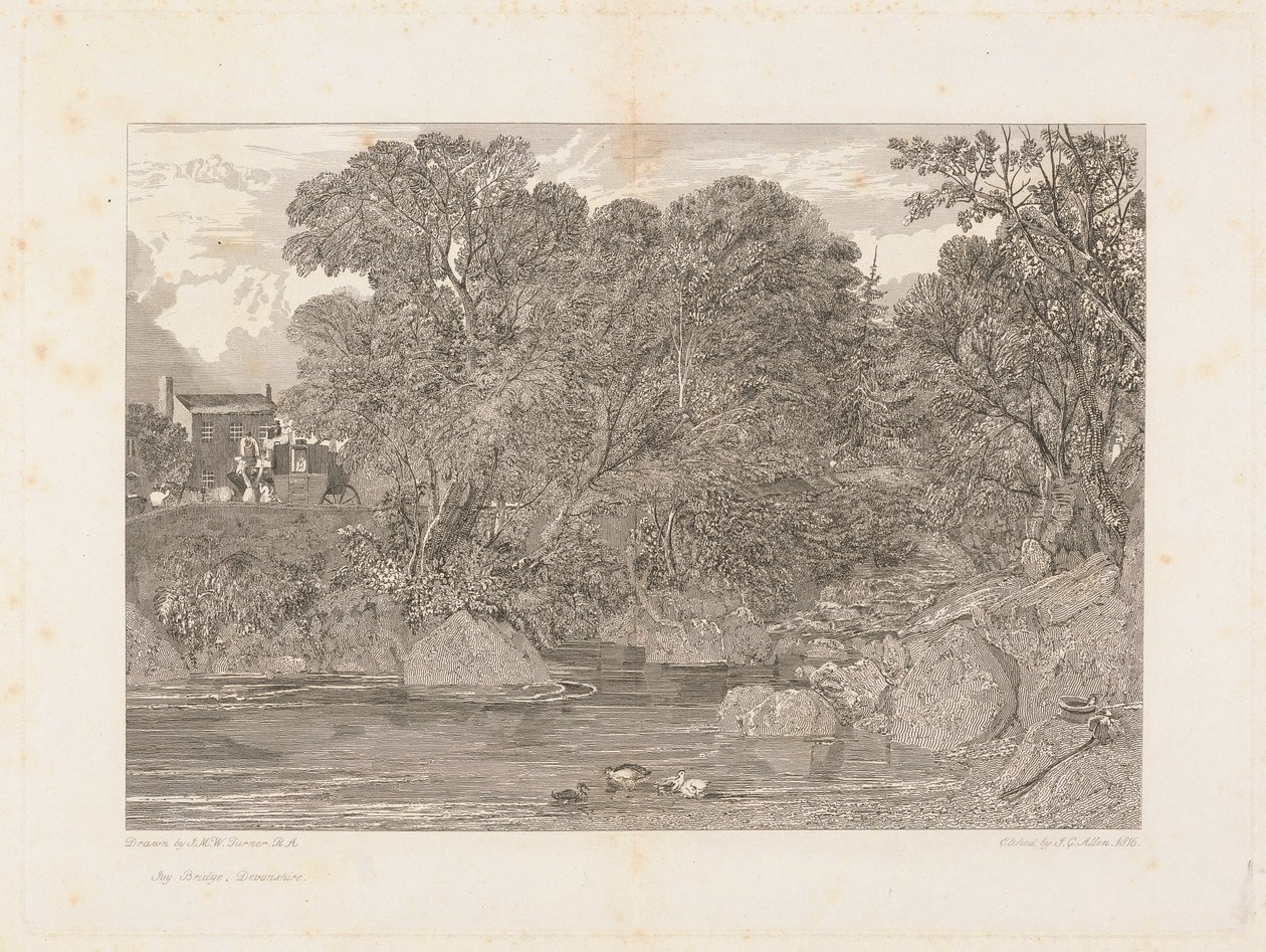 Le Pont de Lierre, Devonshire - James C. Allen