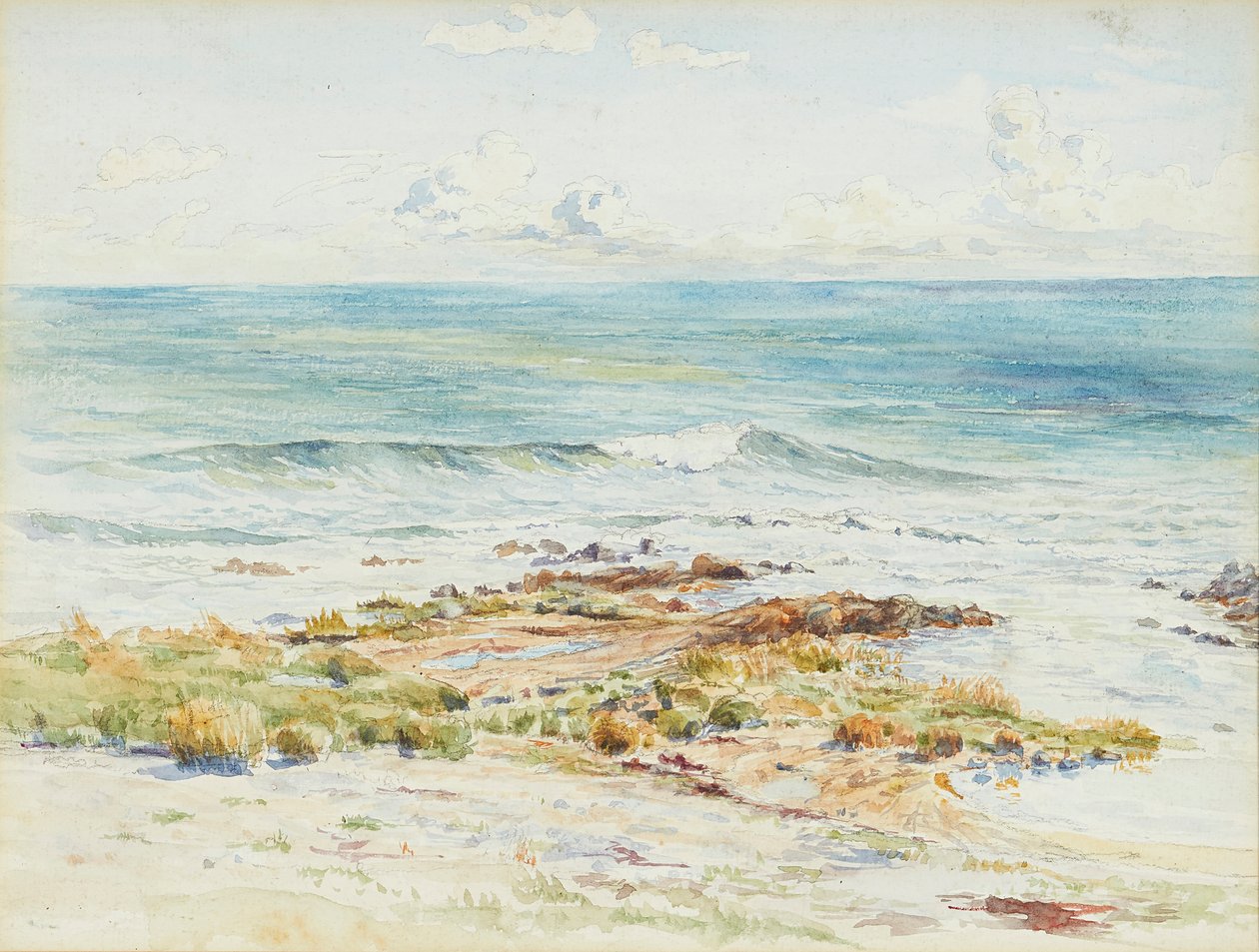 Paysage côtier - James Caw