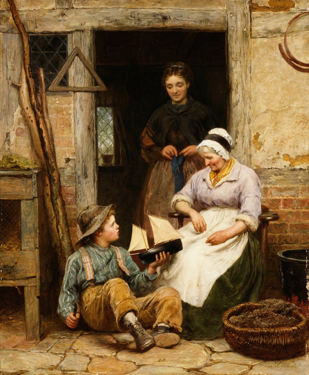 Le modèle de navire - James Clarke Waite