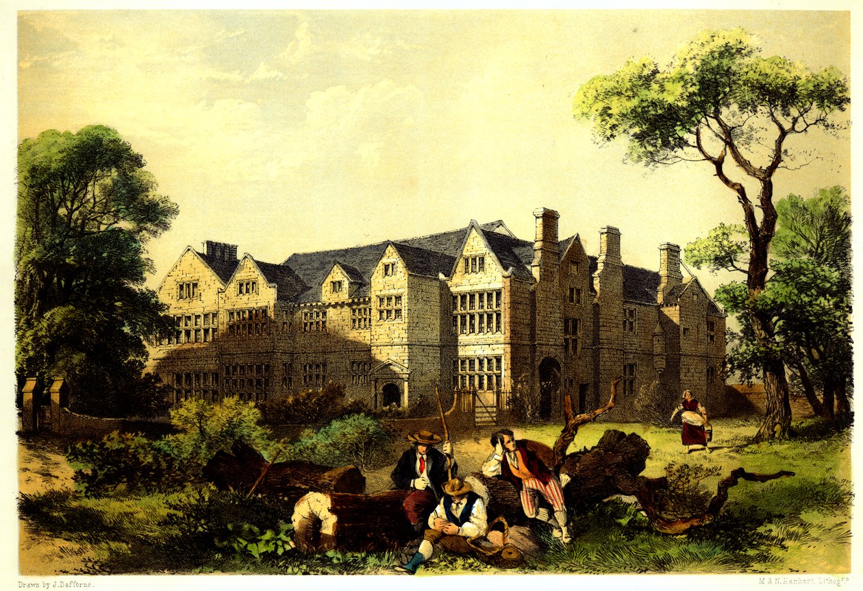 Sawston Hall, Cambridgeshire, 1848 - James Dafforne