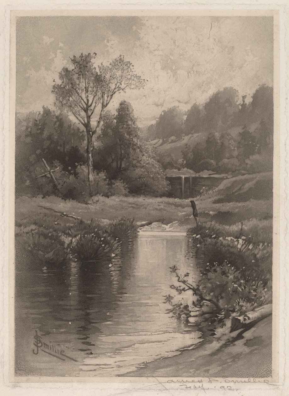 Un vieux barrage près de Montrose - James David Smillie