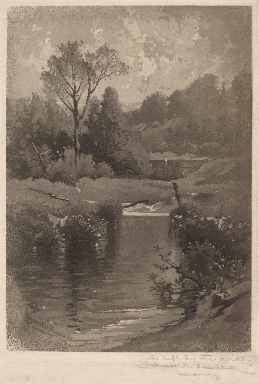 Un vieux barrage près de Montrose - James David Smillie