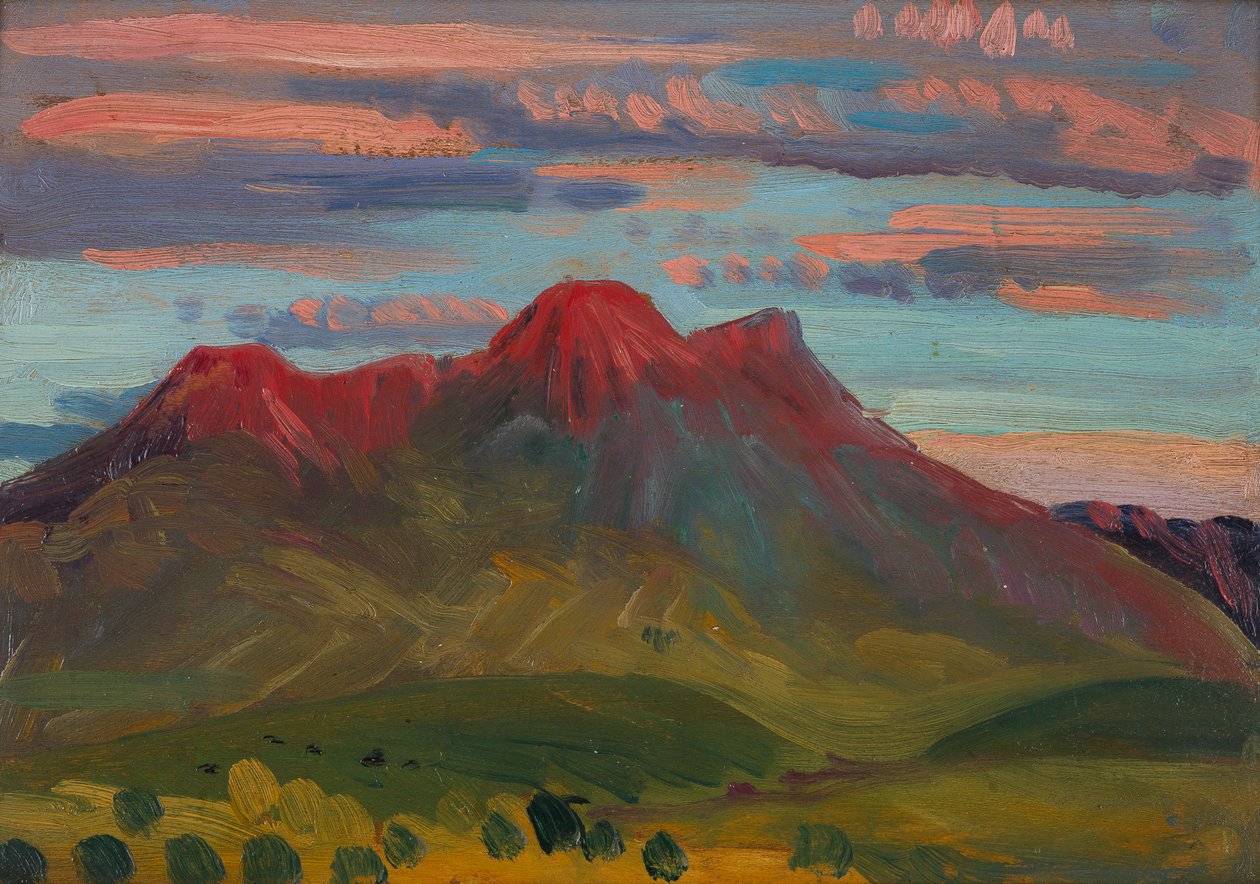 Coucher de soleil à Arenig, vers 1911-12 - James Dickson Innes