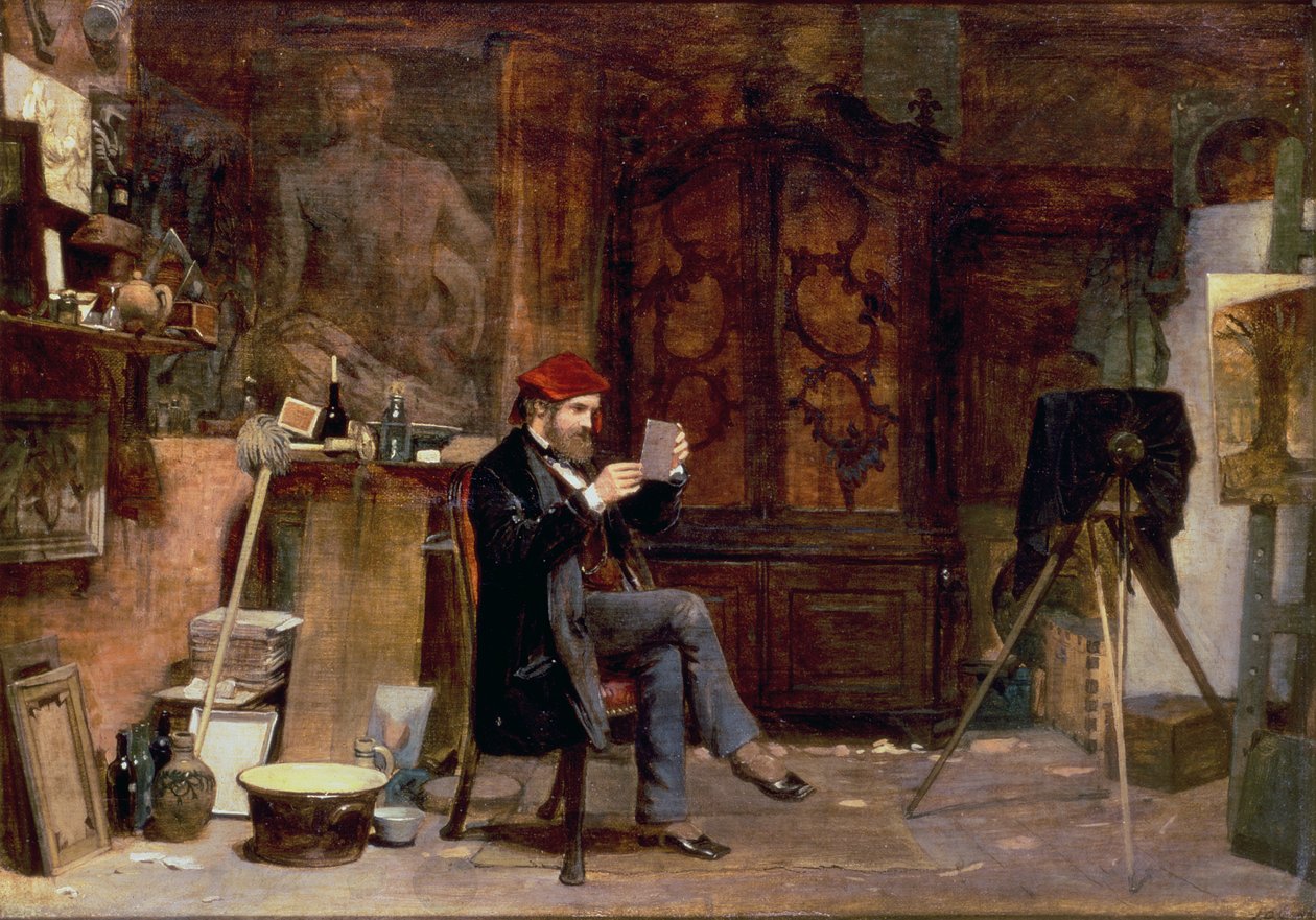 Le studio du photographe, c.1850 - James Digman Wingfield