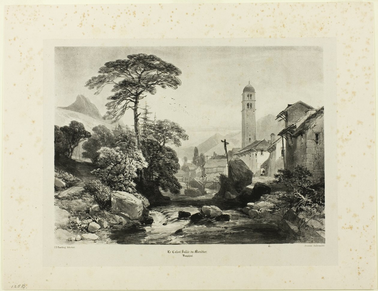 Le Casset ; Vallée du Monetier - James Duffield Harding