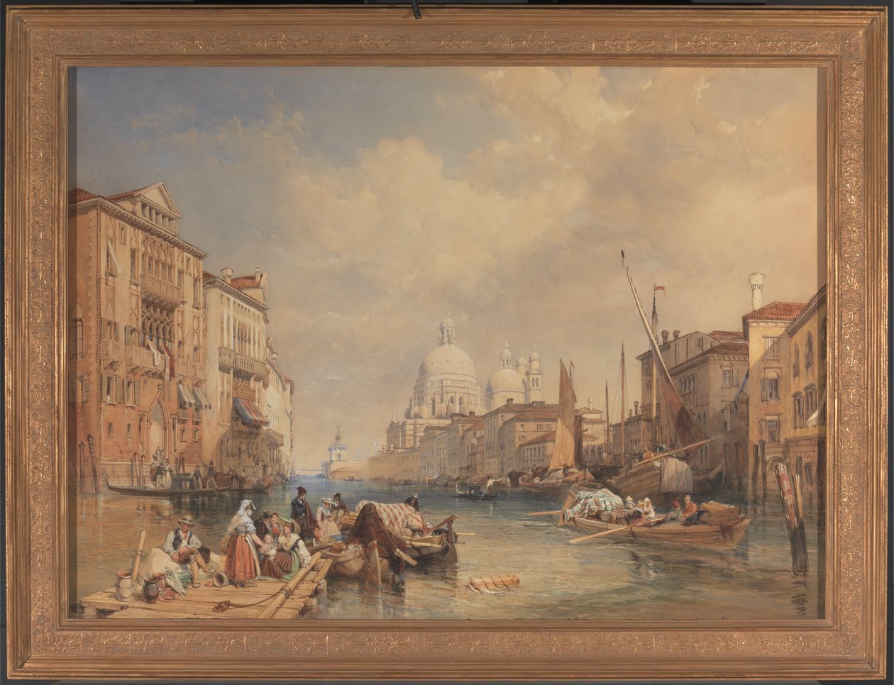 Le Grand Canal, Venise - James Duffield Harding