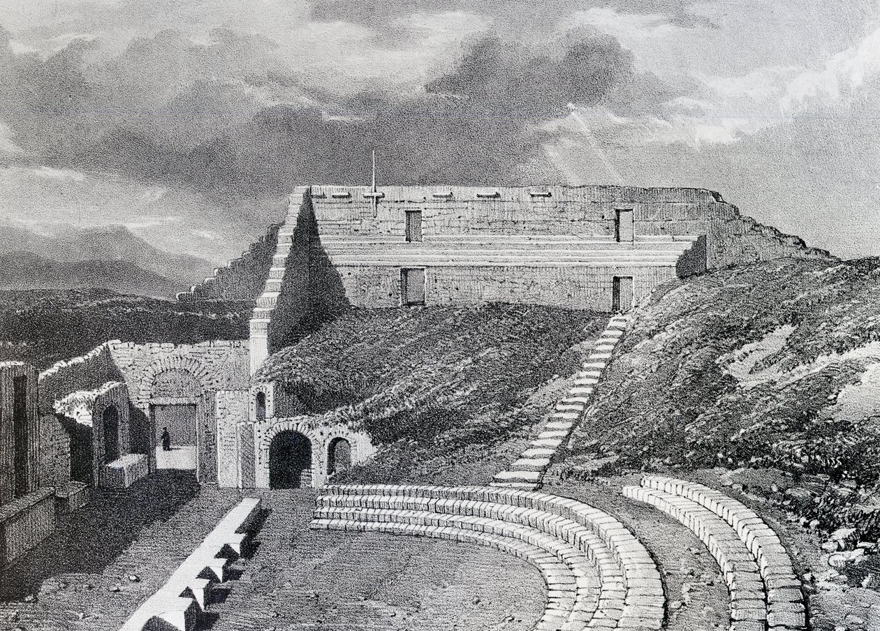 Théâtre Tragique, 1828 - James Duffield Harding
