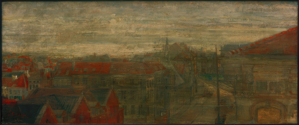 Vue de Phnosien, vagues et oscillations lumineuses - James Sidney Ensor