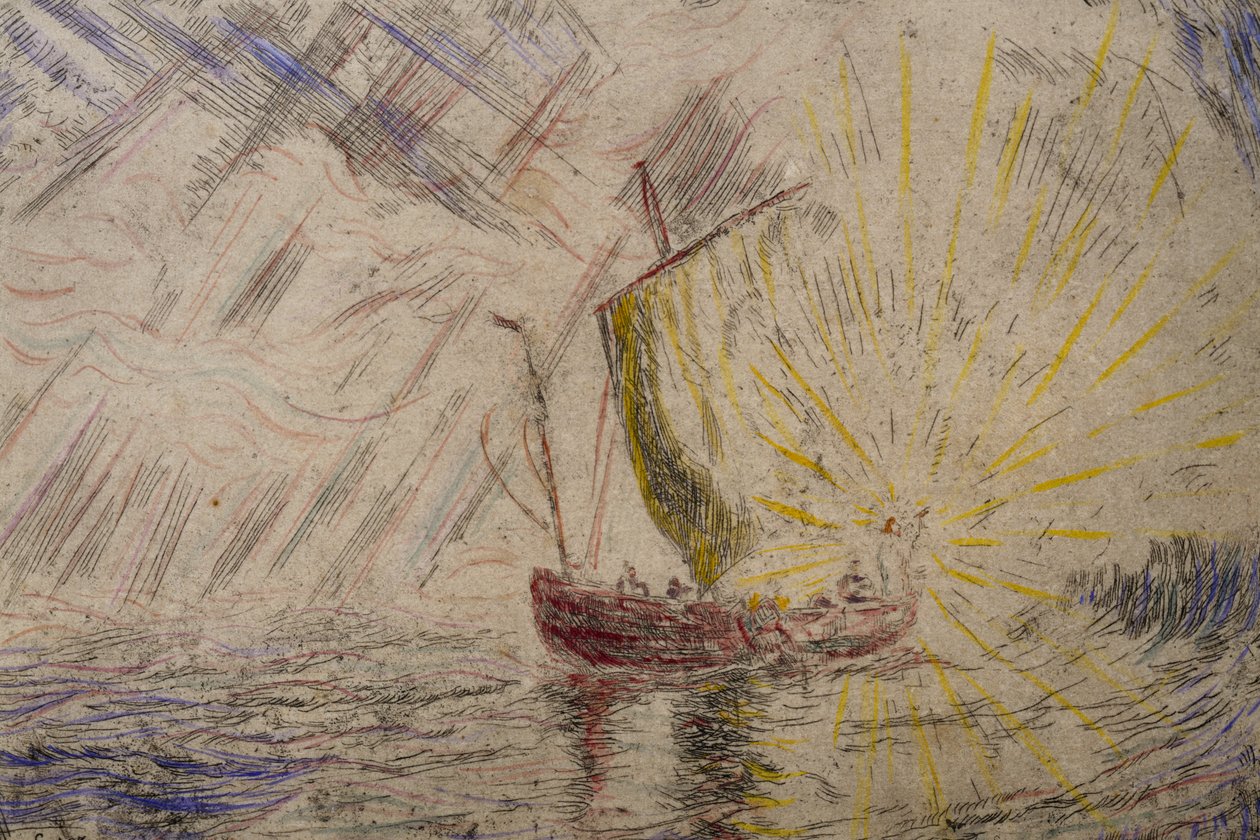Christ calmant la tempête - James Ensor