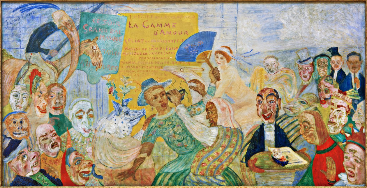 Le masque arraché - James Sidney Ensor