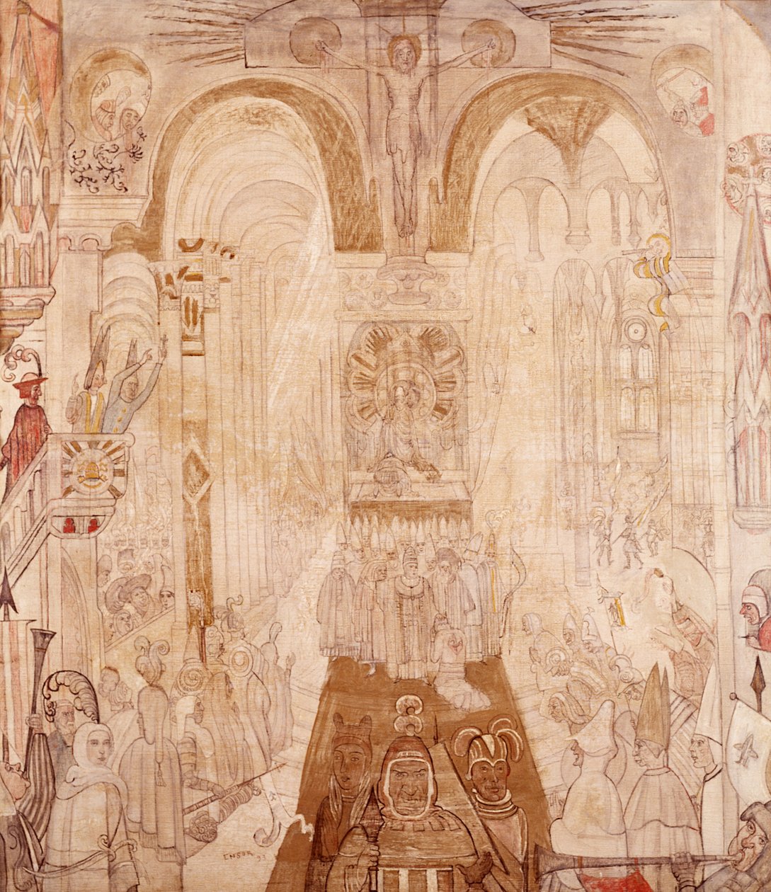 Composition symbolique - James Ensor