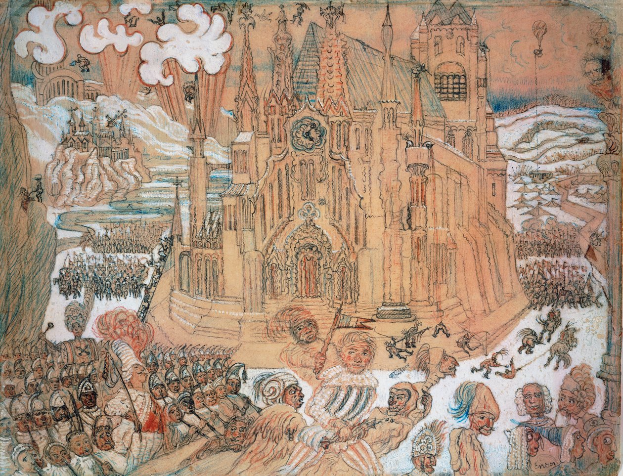 La cathédrale - James Ensor