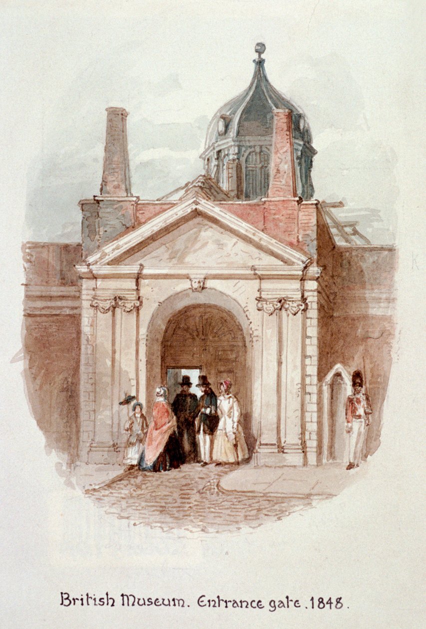 Musée britannique, porte d