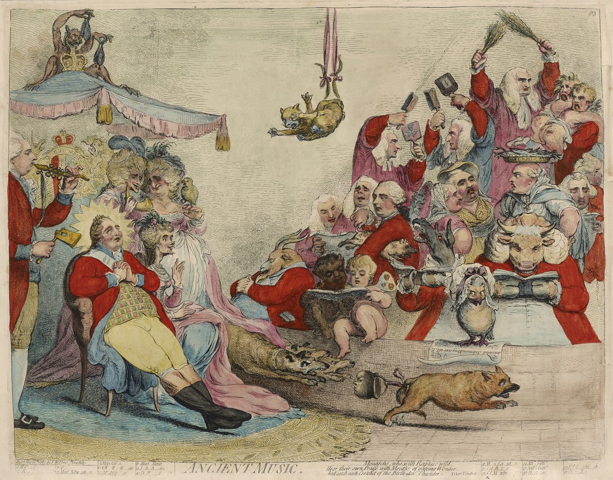 Musique ancienne [recto] - James Gillray