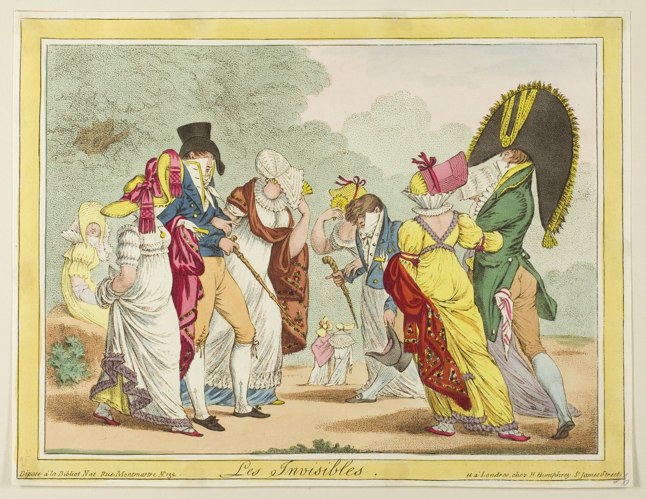 Les Invisibles - James Gillray