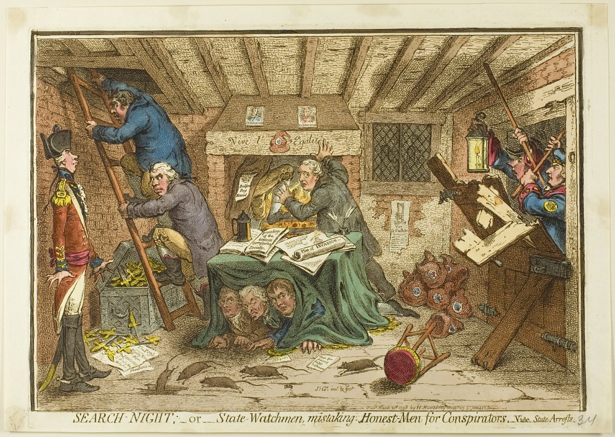 Nuit de recherche - James Gillray