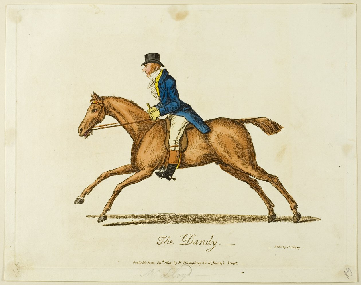 Le Dandy - James Gillray