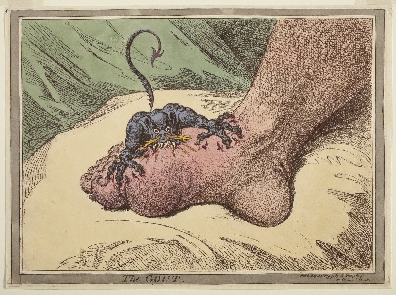 La Goutte - James Gillray