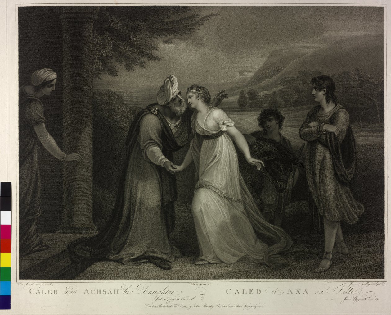 Caleb et sa fille Acsa - James Godby