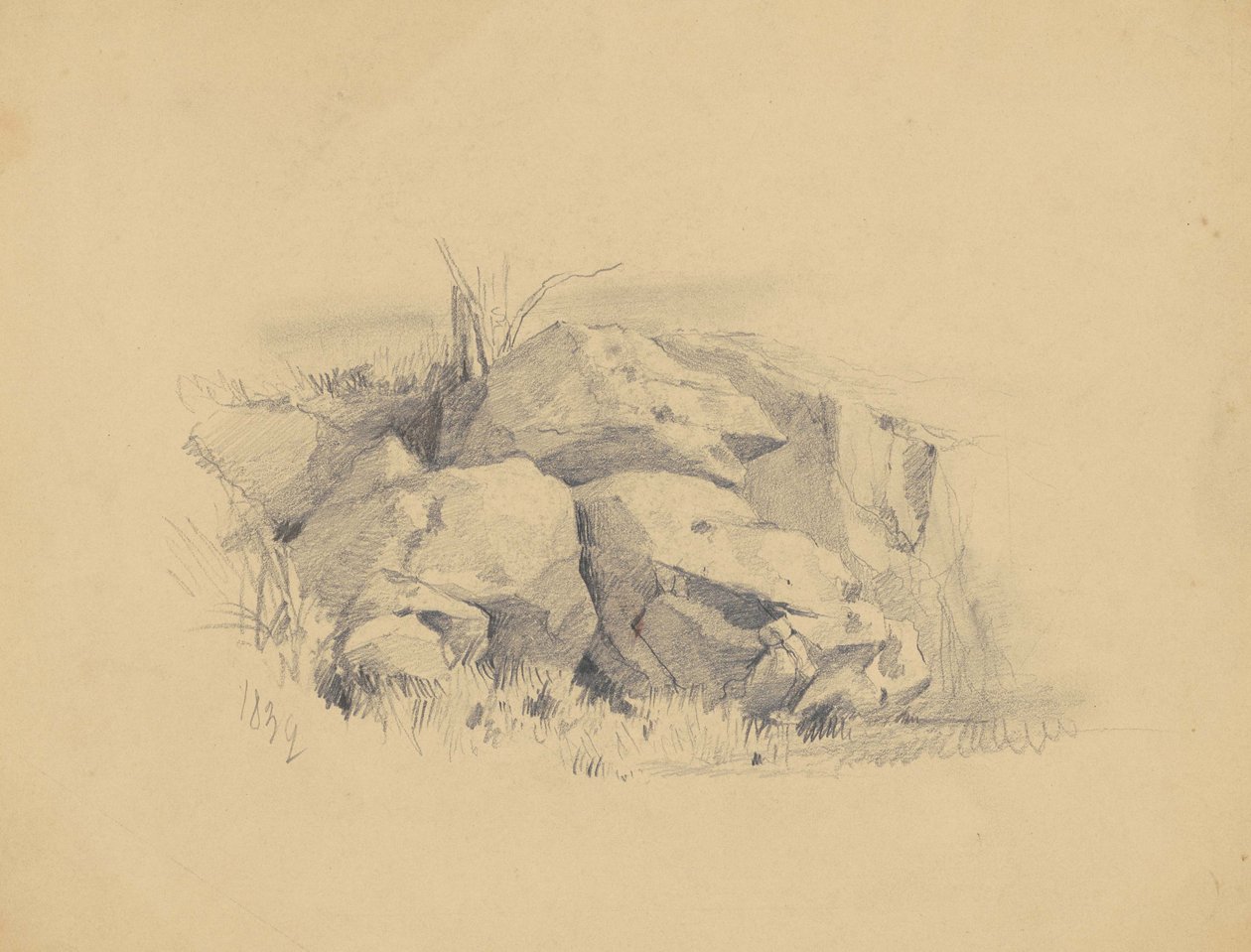 Rochers, 1839 - James Goodwin Clonney