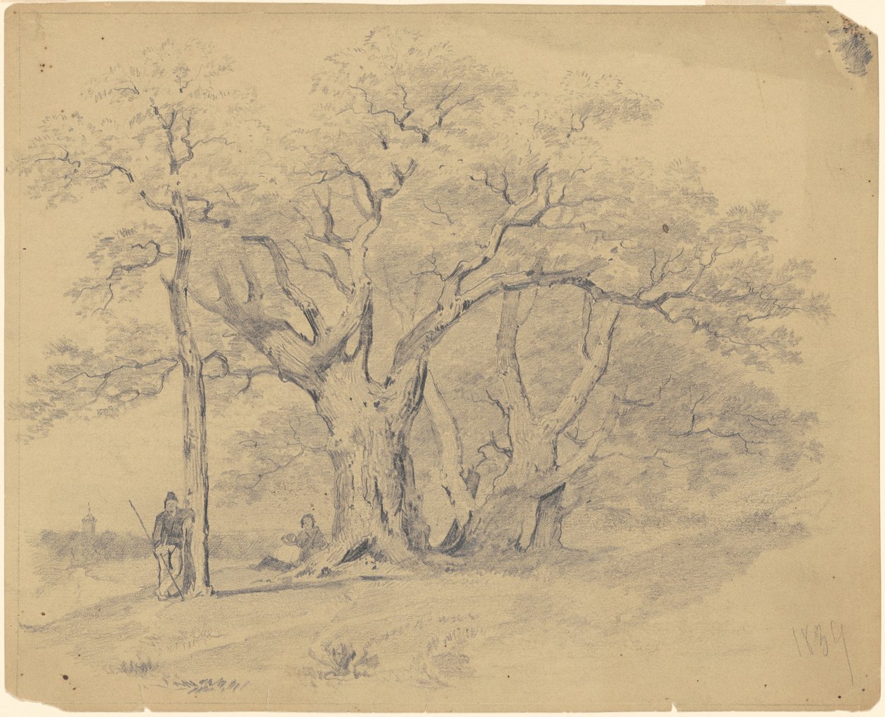 Près des vieux chênes - James Goodwyn Clonney