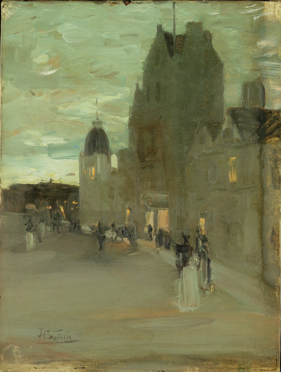 Rue à Oban, nuit - James Guthrie