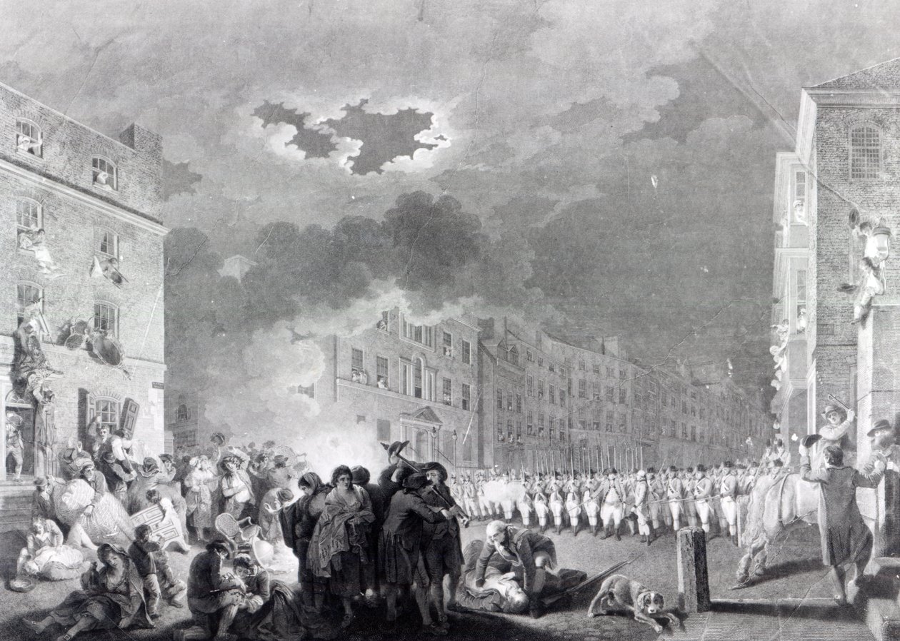 Émeute à Broad Street, juin 1780 - James Heath