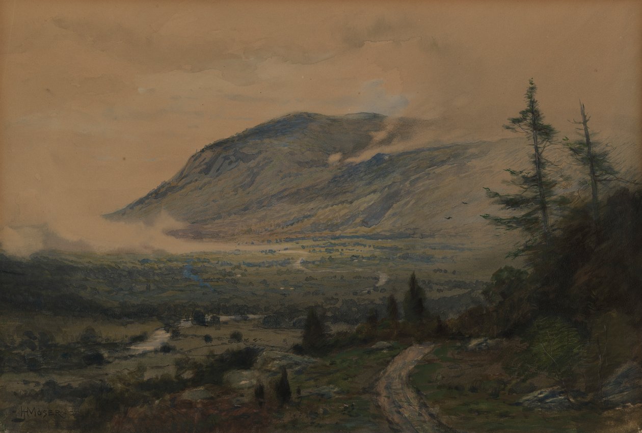 Montagne et vallée, 1893 - James Henry Moser